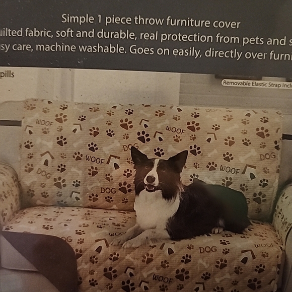 COUCH GUARD Loveseat Reversible Pet Protector 75" x 88" New in Package - Picture 3 of 4